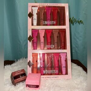 NIP - Smoke and Mirrors “The Ultimate Lip Party” Kit w/ Choice of Lip Scrub